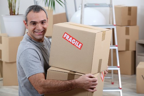 Removal Van Egham in action during a move