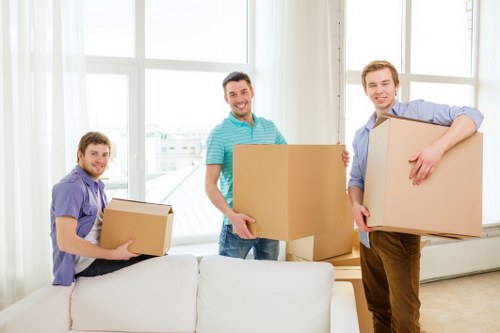 Removal van being booked for furniture transport