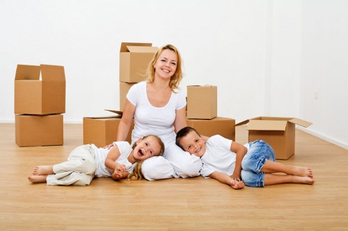 Professional movers assisting in Cowley