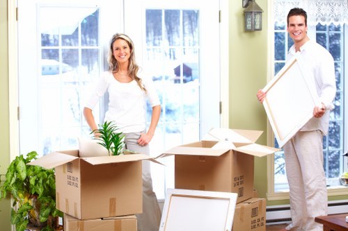 Eco-friendly removal van in Fulwell