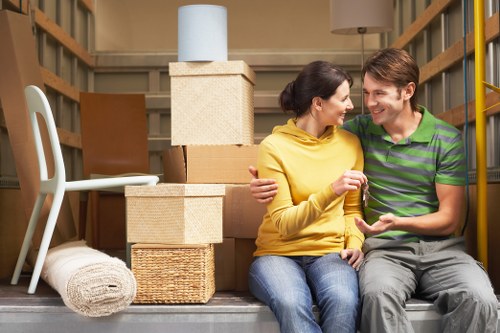 Packing and transporting items with a removal van in Egham