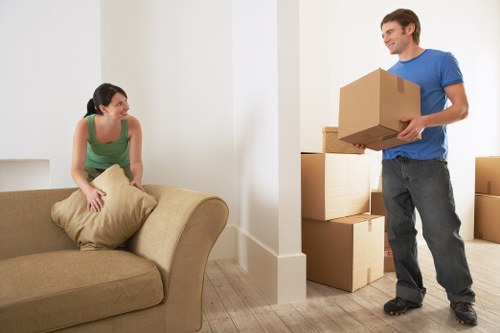 Efficient unpacking services setting up new homes